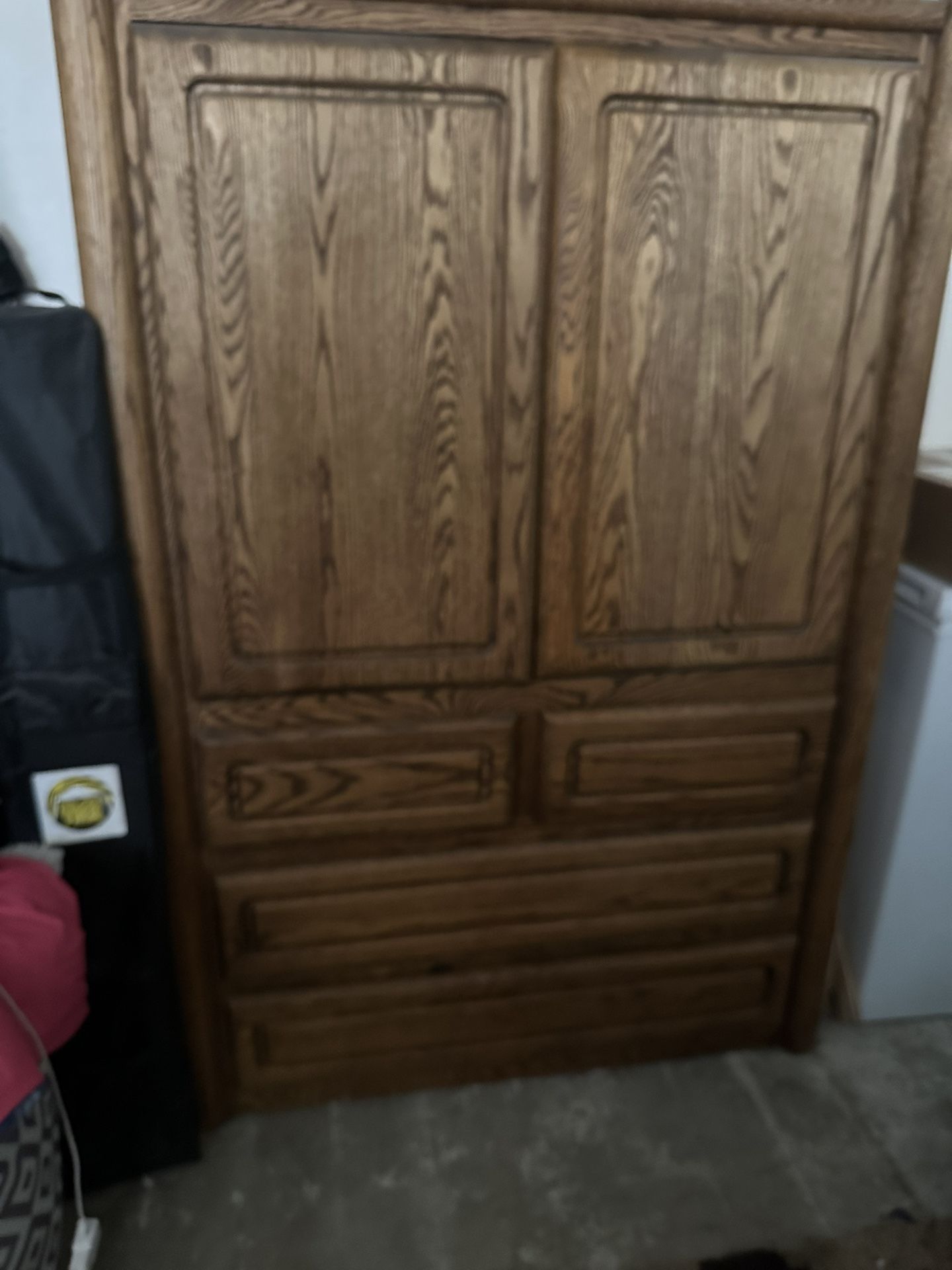 Oak armoire