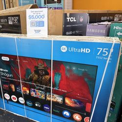 75”PHILLIPS 4K SMART TV