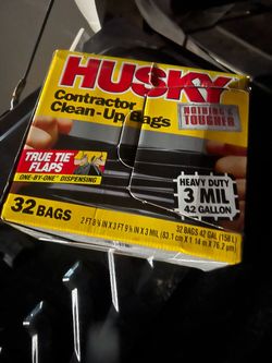 Husky 42-Gallon Contractor Clean-Up Bags 32-Count