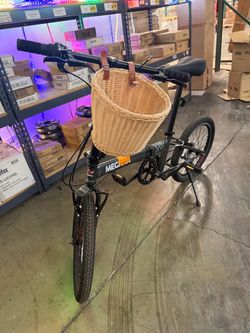 Moving sale Folding Bike 20 Inch Foldable City Bike 6 Speed Transmission System & Double V-Brakes High Carbon Steel Frame Adult Bicycle