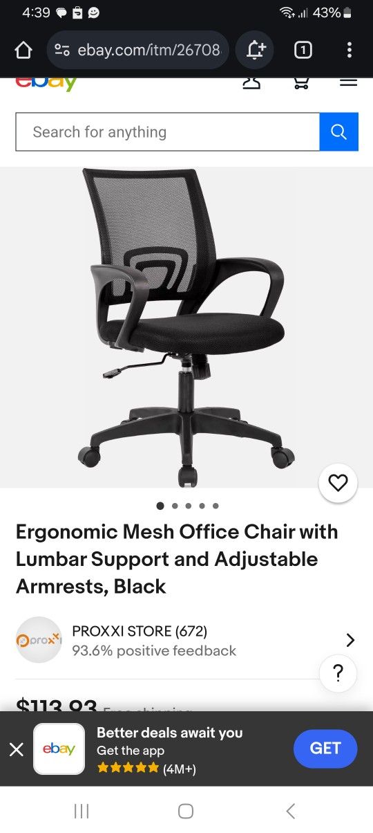 Brand New Office Chair Still In Box!!!