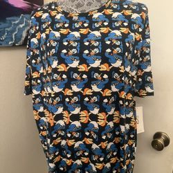 LuLaRoe Donald Duck Top Size Small