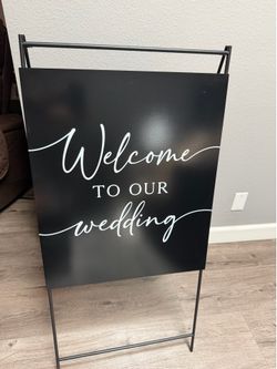 Wedding sign