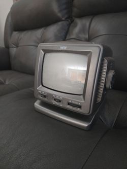 Jwin crt tv 5 inch black and white with RCA ports