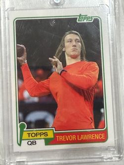 Topps Trevor Lawrence QB Football Card