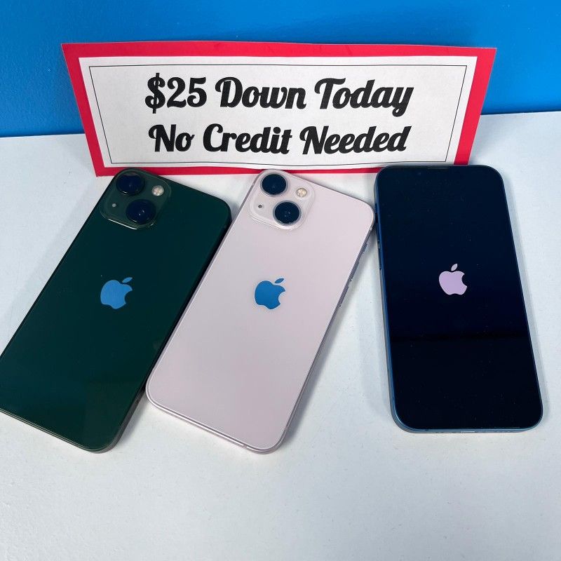 Apple IPhone 13 5G PAYMENTS AVAILABLE With $25 DOWN Cell phones & Accessories