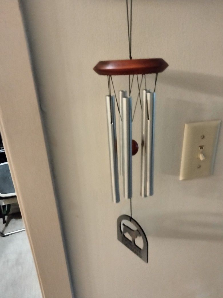 Wind chime With Dog On It