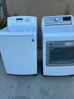 LG Washer and Dryer Set Top Loaded 2 Months Warranty