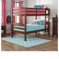 Twin Over Twin Bunk Bed 