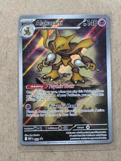 Alakazam Pokemon card