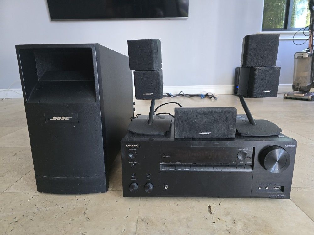 Bose sound system only (receiver sold separately)