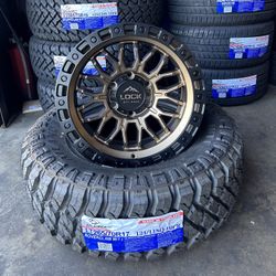 LT 265/70/17 Atlander Mt And New Lock Rims Toyota Tacoma 4Runner Chevy Gmc Sierra