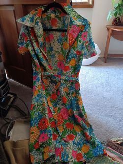 Vintage 1970s. Dress, Coverup