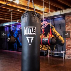 TITLE Boxing Heavy Leather Bag