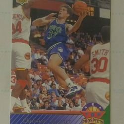 1993 Upper Deck Christian Laettner Minnesota Timberwolves #472 Top Prospects 1992-93 Basketball Card Vintage Collectible Trading NBA Sports 