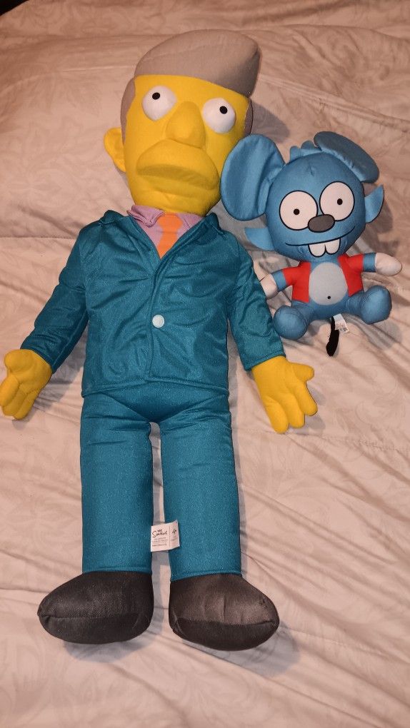 Principal Skinner Stuffed Plush Toy- The Simpsons 34” Tall
And
Itcwy
