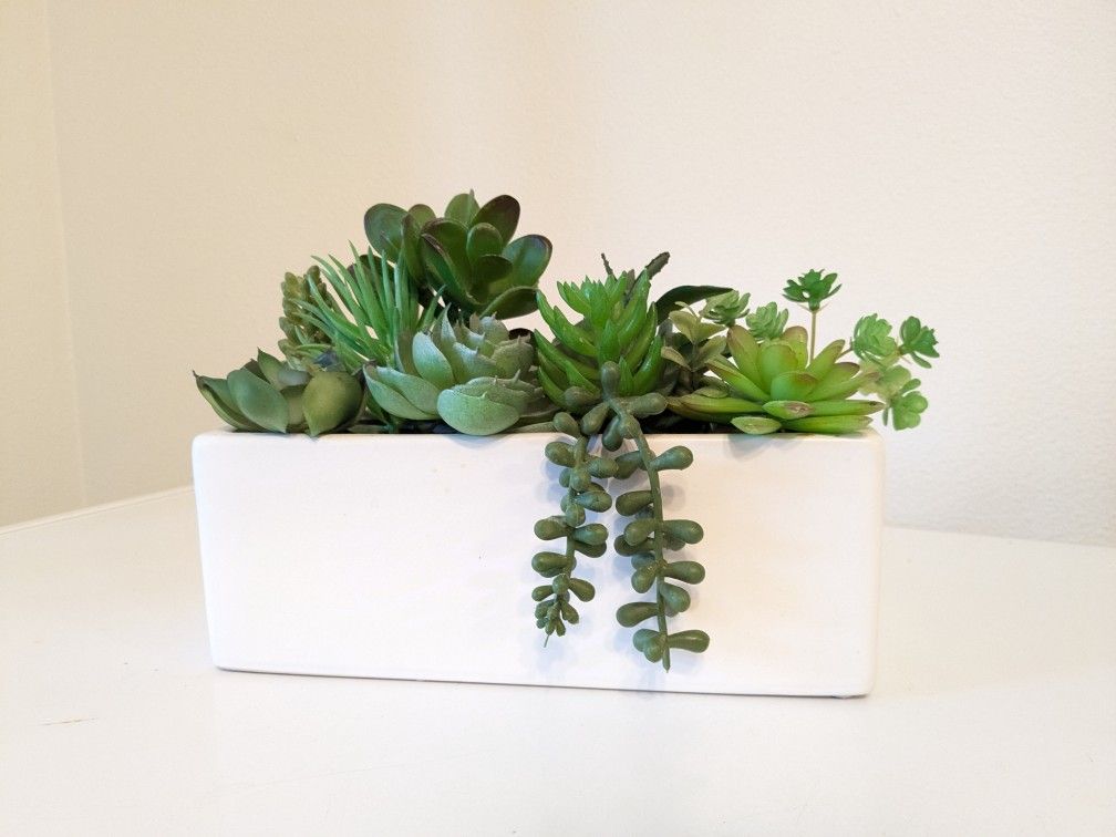 Potted Faux Succulent Plants