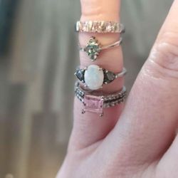 Rings Small Sizes .925 Silver 