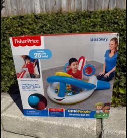 Airplane ball pit fisher price new