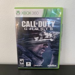 Call Of Duty Ghosts Xbox 360 COD Like New CIB w/ Manual Video Game Activision