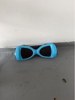 Blue hoverboard