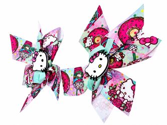 Kitty Hair Bow Set 2pc
