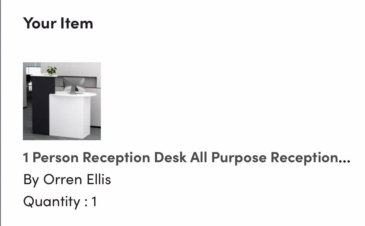 Reception Desk