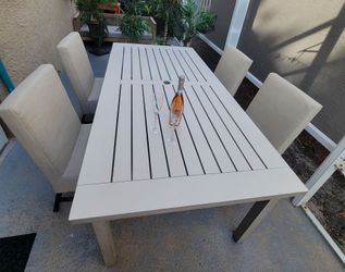 Outdoor Aluminum Dining table ( no chairs)