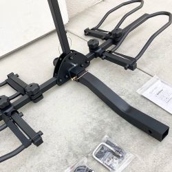 New in Box $99 Heavy-Duty (2 Bike Rack) Wobble Free Tilt Electric Bicycle Carrier 160 lbs Max, 2” Hitch