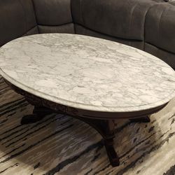 Marble coffee table 