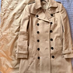 Burberry Classic Wool Trenchcoat Size 4