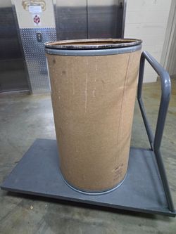 Heavy duty cardboard barrel