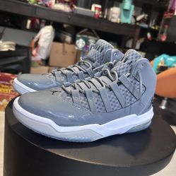 Jordan Max Aura - “Cool Grey/Black-White-Clear” - 8.5