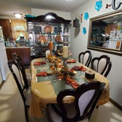 Cherry Oak Dinning Room Set