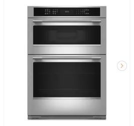 5 cu. ft. Electric Wall Oven & Microwave Combo in PrintShield Stainless Steel with Air Fry Mode