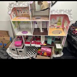 Kidkraft Majestic Mansion Plus Extras 5 Ft Tall Doll Hoise Kids Kraft