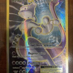 Pokemon Mewtwo EX 103/108 Full Art Holo Rare XY Evolutions NM/M 💎