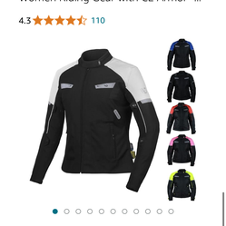 WD motorcycle jacket for women XL