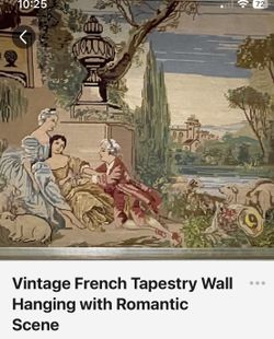 Large Vintage Needlepoint Wall Hanging