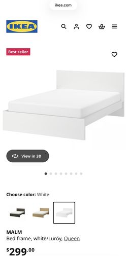 White Queen Bed Frame 