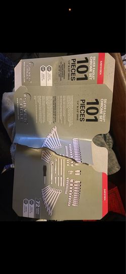 Matco tools Master set Silver eagle 101 piece chrome set SAB101SEA