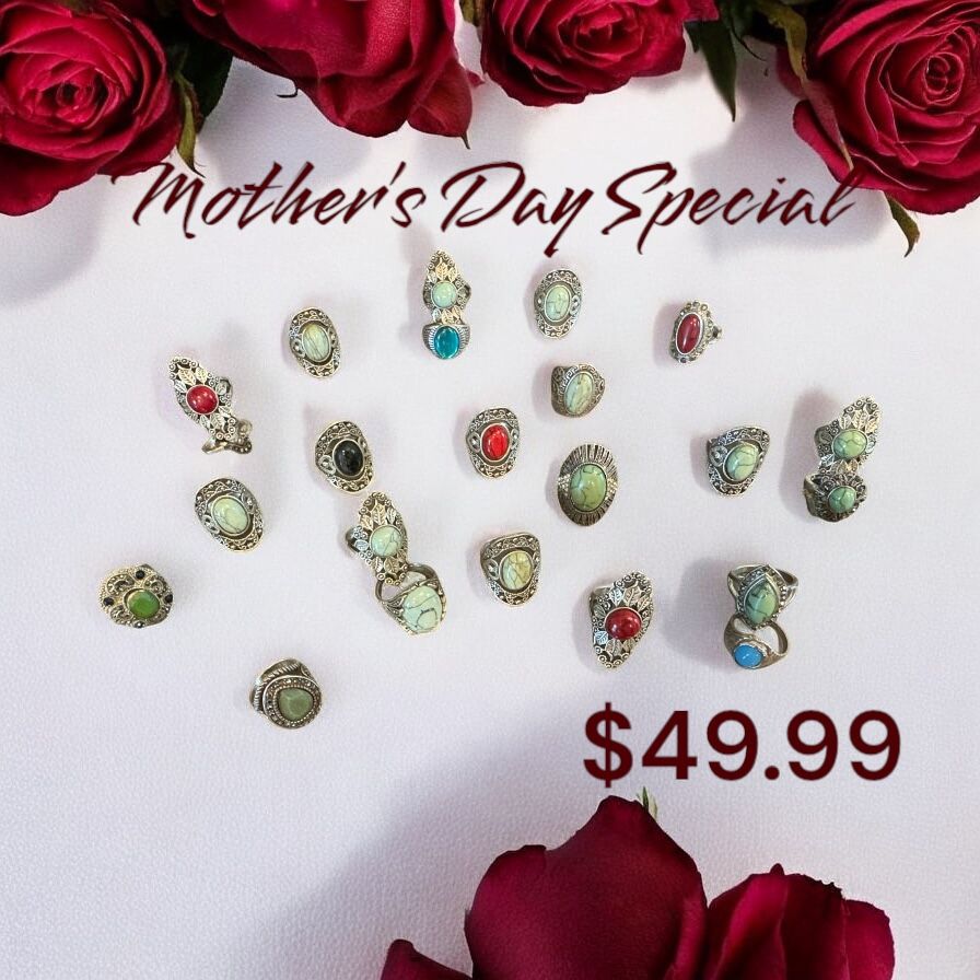 Brand new silver Rings ( Mother’s Day Special) 