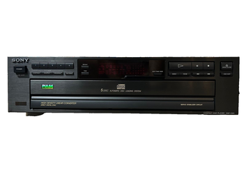 Sony CDP-C211 Compact Disc Player 5-Disc CD Changer Universal Remote Included