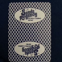 Sands Regency Playing Cards