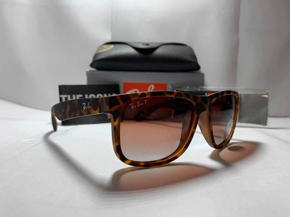 Ray Ban Justin 4165 54mm Tortoise Polarized