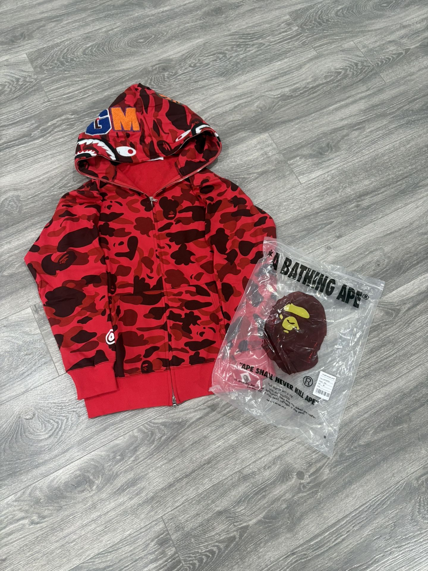 Bape Zip Up Size M