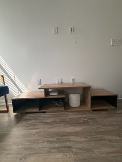Modern Wood TV Stand / Entertainment Center