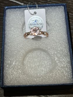Rose gold Swarovski Crystal Ring 