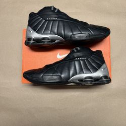 Nike Shox BB4 Black Metallic Silver Mens size 14 Basketball shoes Rare!