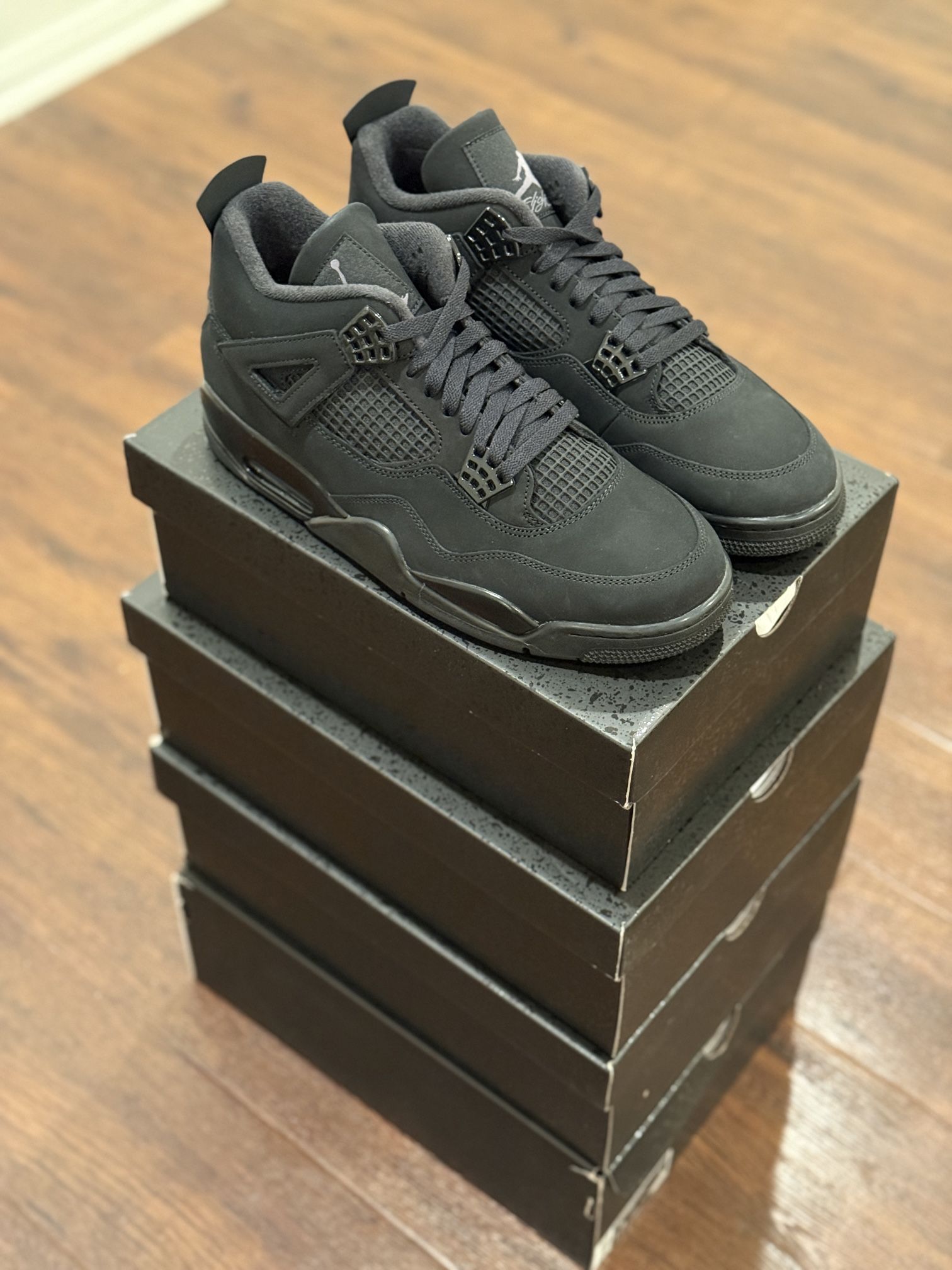 Air Jordan 4 Retro ‘Black Cat’ — Size 7, 12, and 13 (2) 